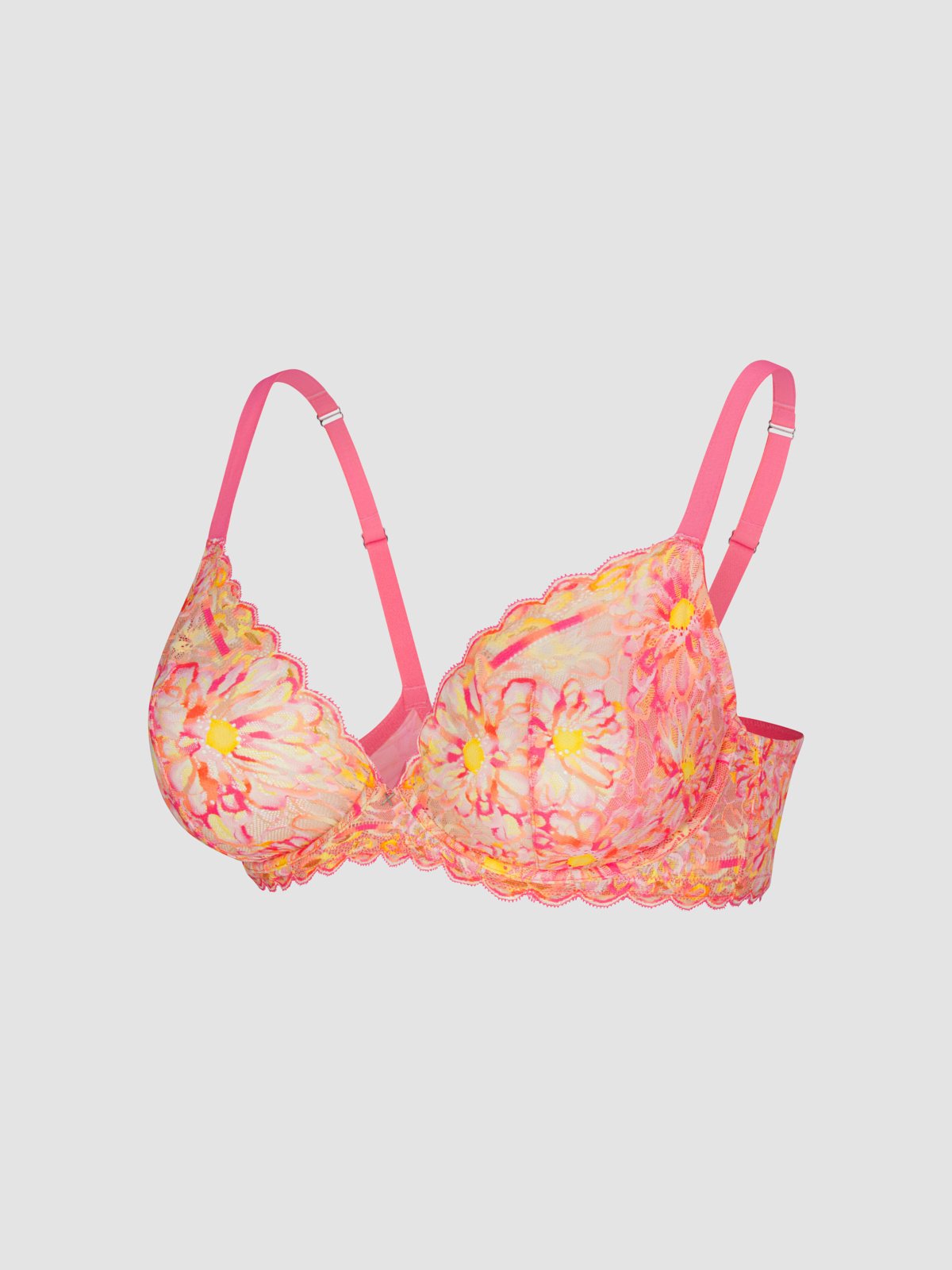 Sunray Lace Unlined Plunge Bra