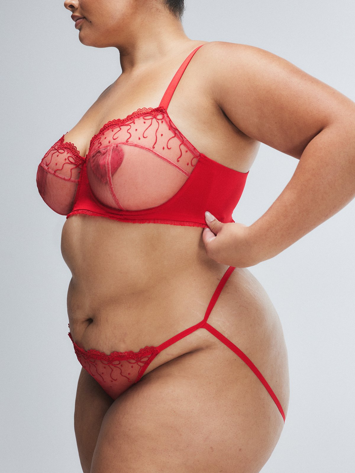 Loveline Satin Balconette Bra