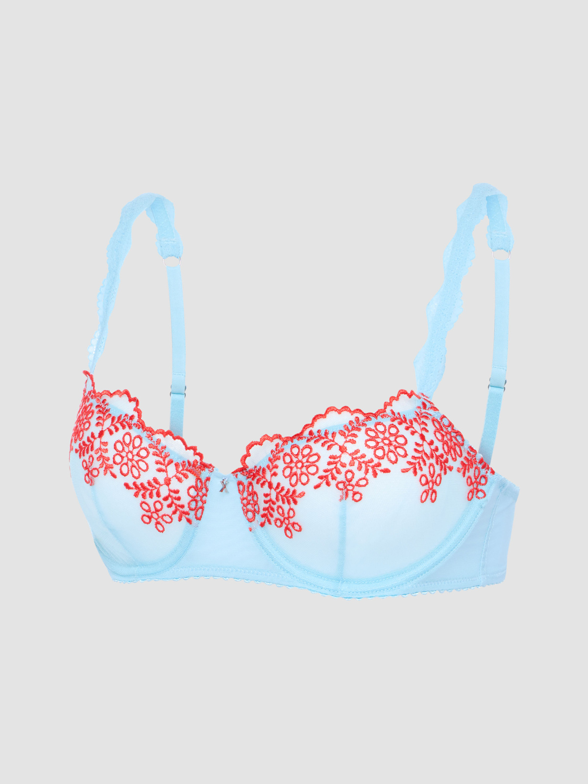 In Your Daydreams Unlined Balconette Bra in Blue | SAVAGE X FENTY