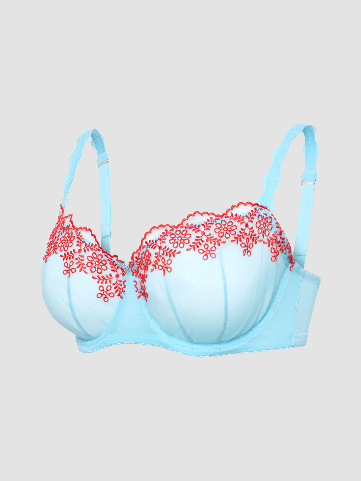 In Your Daydreams Unlined Balconette Bra in Blue | SAVAGE X FENTY