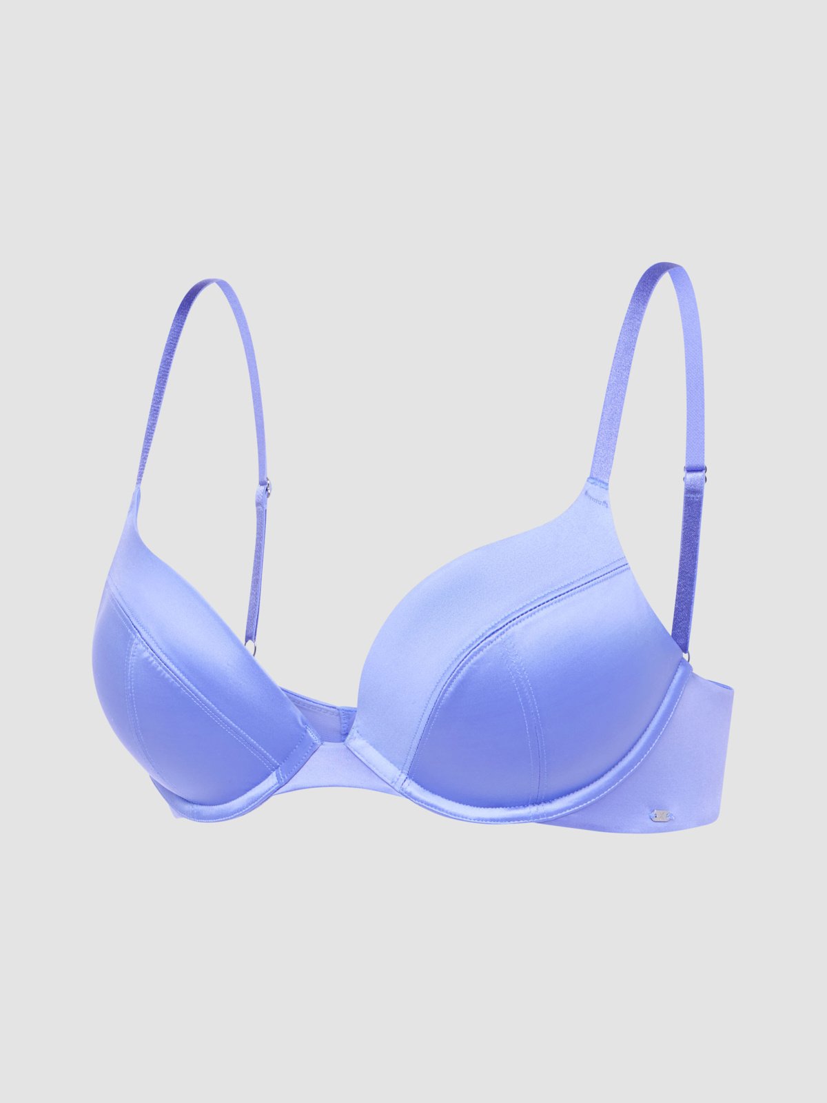 Slipper Satin Push-Up Plunge Bra in Purple | SAVAGE X FENTY