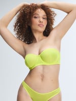 Neon Nights Unlined Demi Bra in Nude & Orange | SAVAGE X FENTY