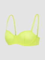 Neon Nights Unlined Demi Bra in Nude & Orange | SAVAGE X FENTY
