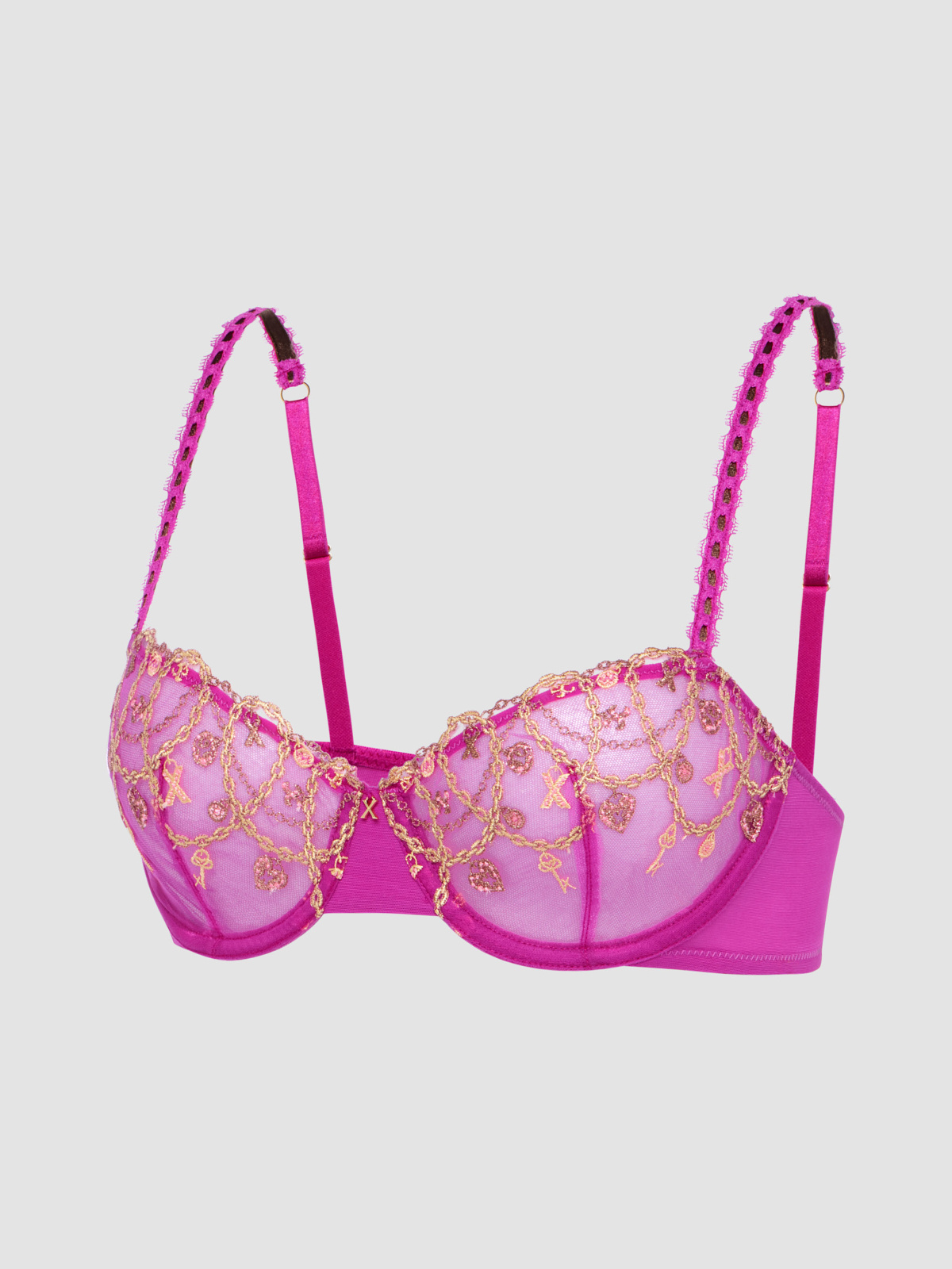 Charmbeat Unlined Balconette Bra in Purple | SAVAGE X FENTY