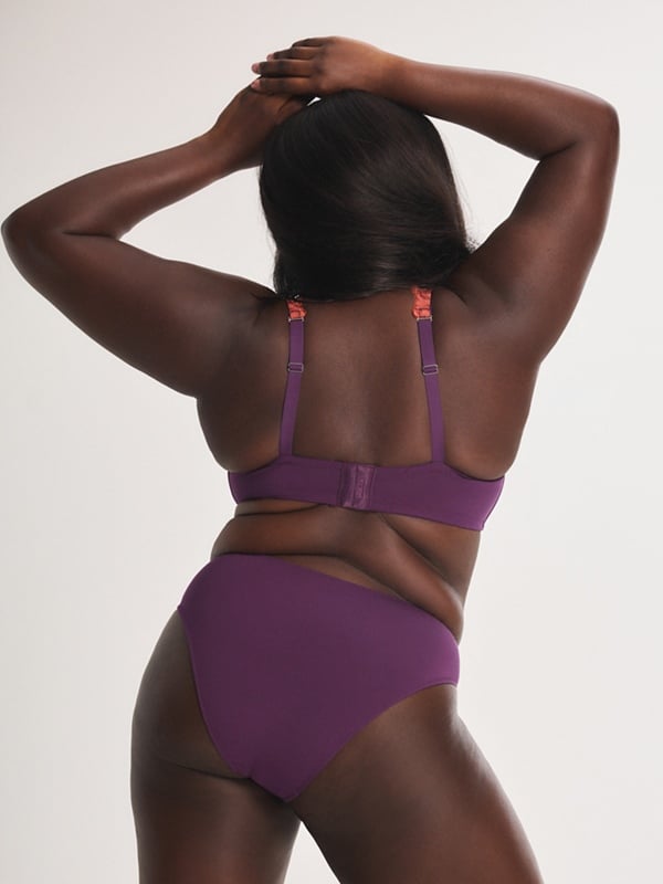 Swirly Girly Unlined Plunge Bra