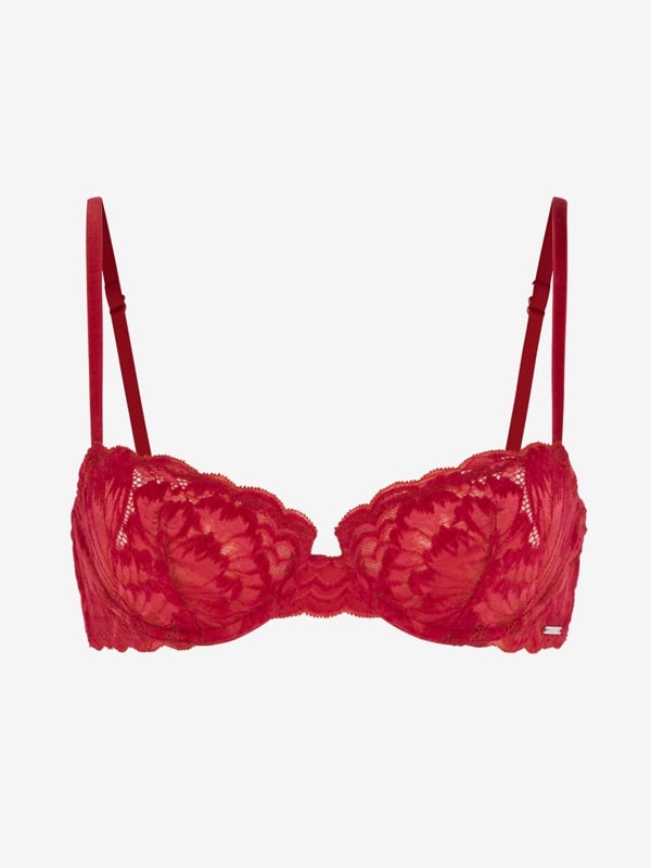 Plush Rush Velvet Unlined Balconette Bra