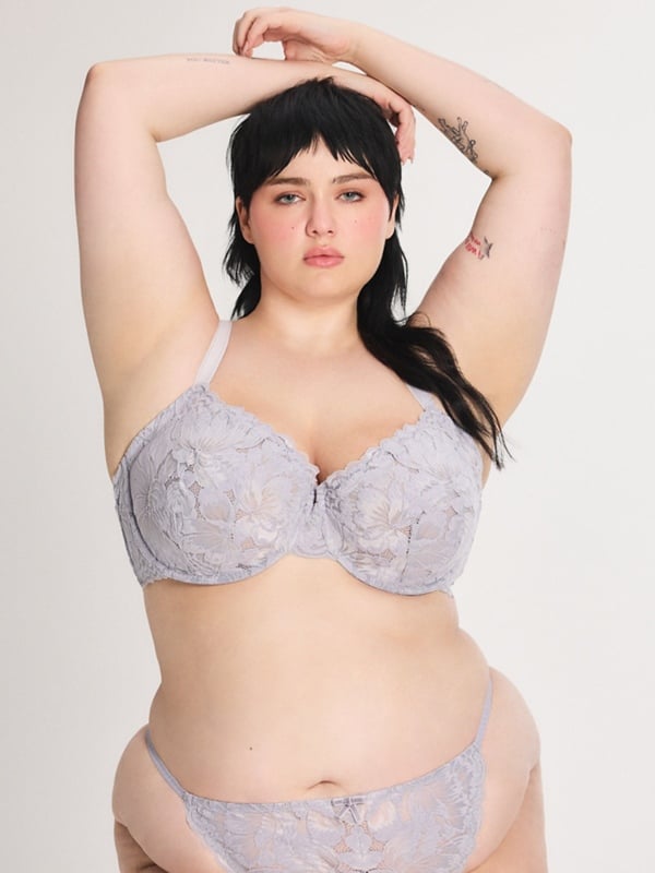 Plush Rush Velvet Unlined Balconette Bra