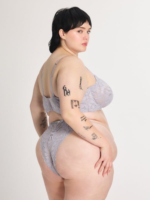 Plush Rush Velvet Unlined Balconette Bra