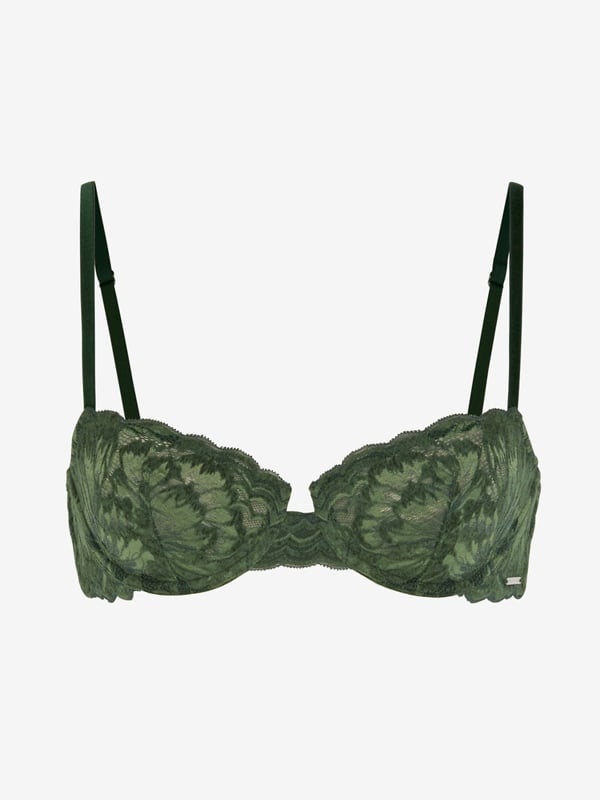 Plush Rush Velvet Unlined Balconette Bra