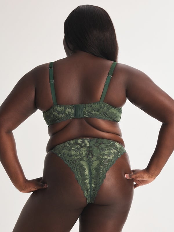 Plush Rush Velvet Unlined Balconette Bra