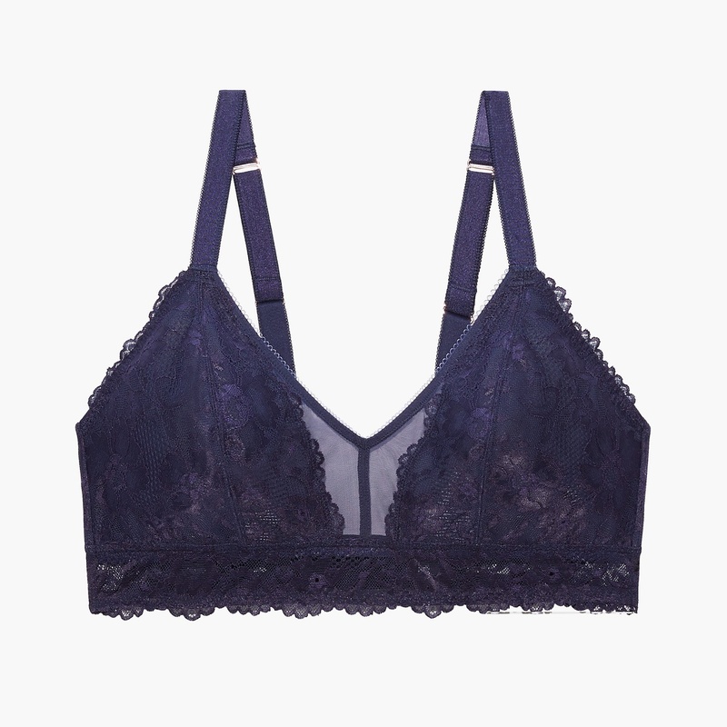 Floral Lace and Mesh Bralette SAVAGE X FENTY UK United Kingdom