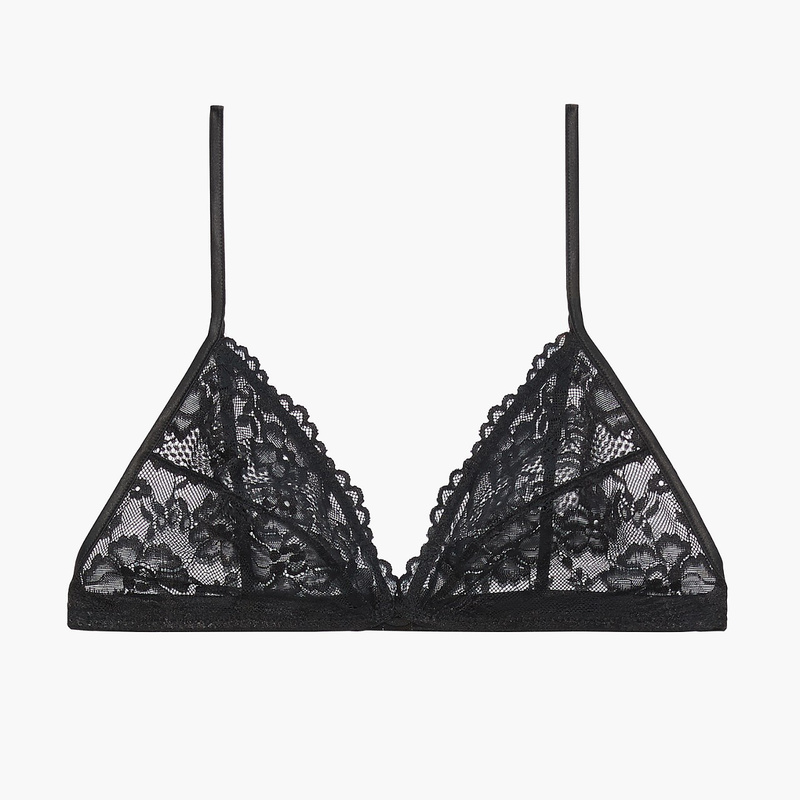 Floral Lace Triangle Bralette Savage X Fenty