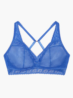 Lacy, Not Racy Bralette in Blue