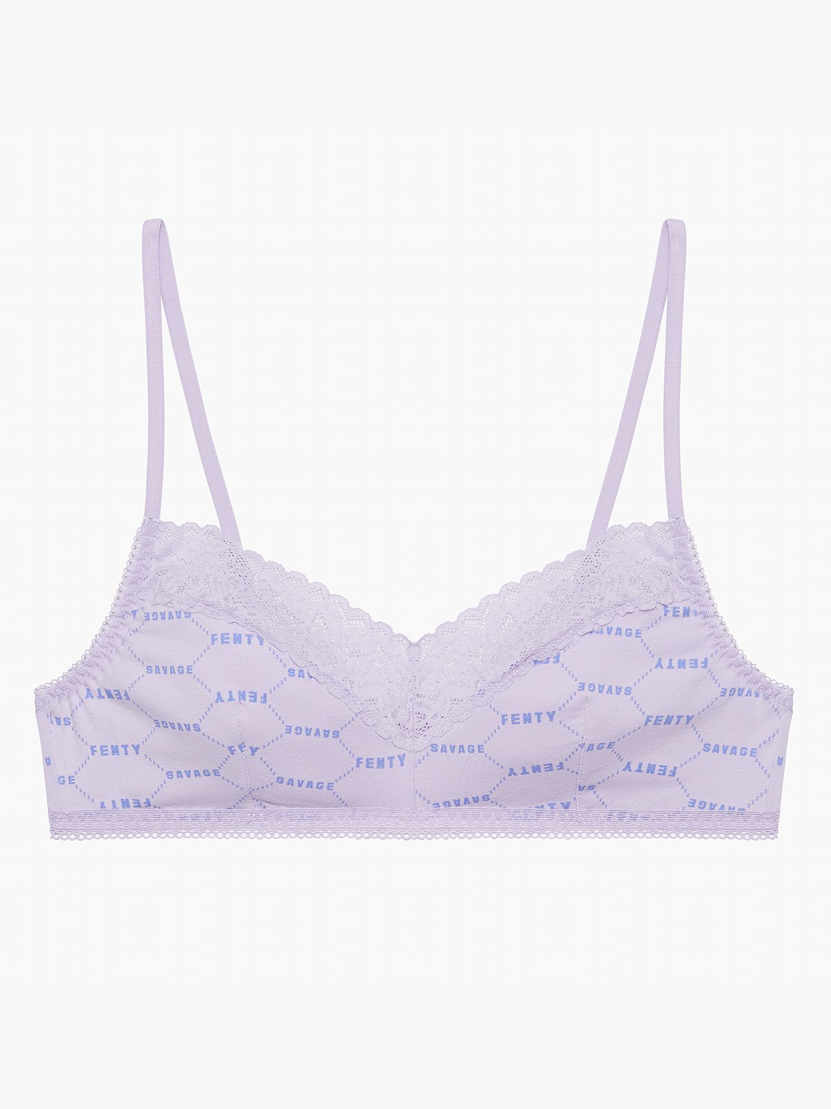 Women's Lace Trim Lingerie Bralette - Auden™ Purple XS