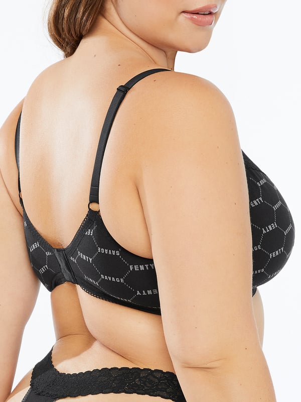 Cotton Essentials Lace-Trim Bralette