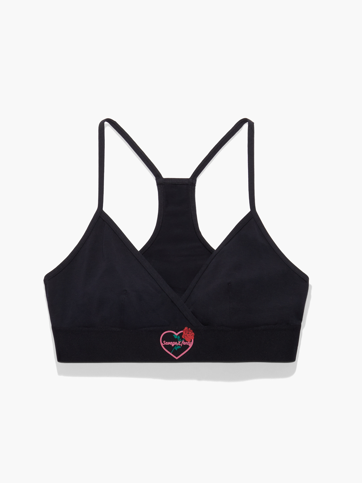 Forever Savage Bralette with Logo Heart