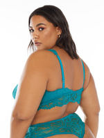 Savage X Fenty, Women's, Caged Lace Front-Closure Bralette, Fuji Apple  Green, XL at  Women's Clothing store