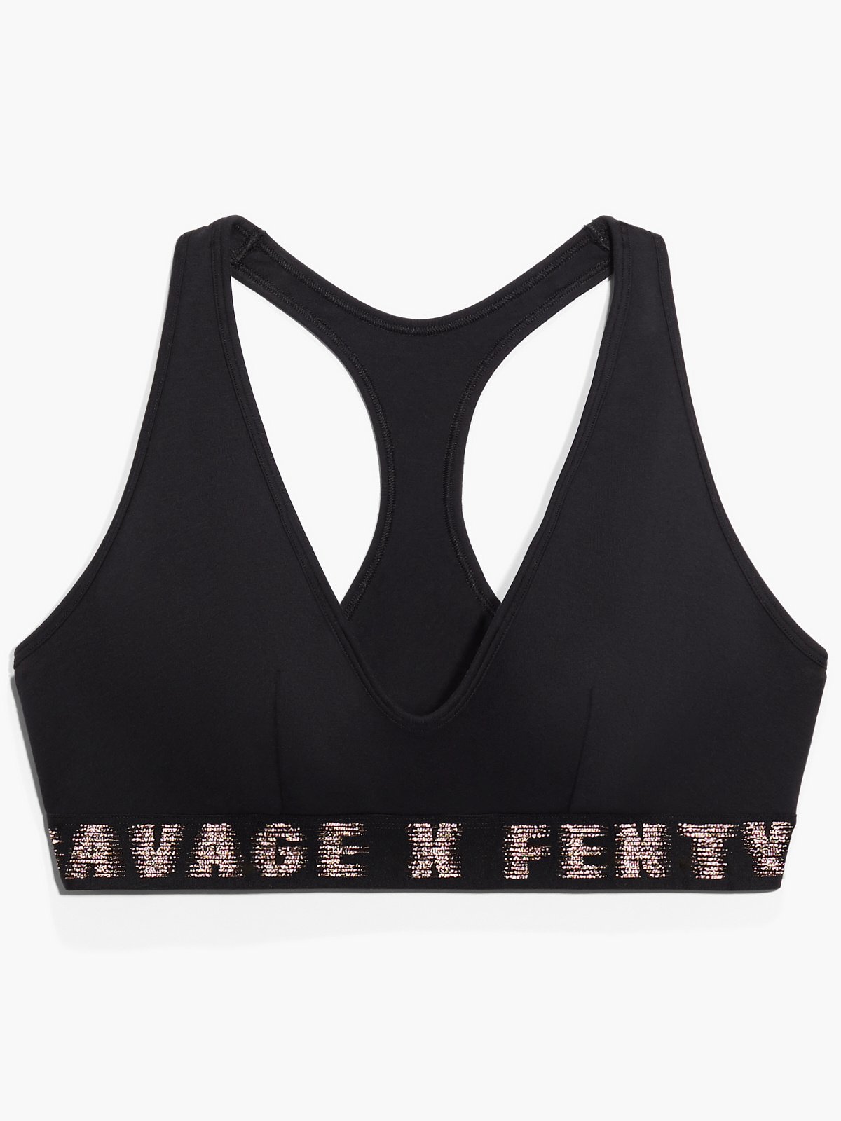 Forever Savage Scoop Neck Bralette in Black | SAVAGE X FENTY France