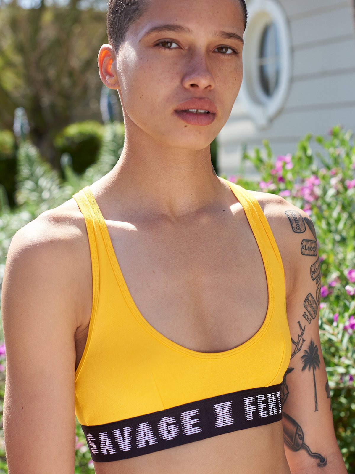 Forever Savage Scoop Neck Bralette in Yellow