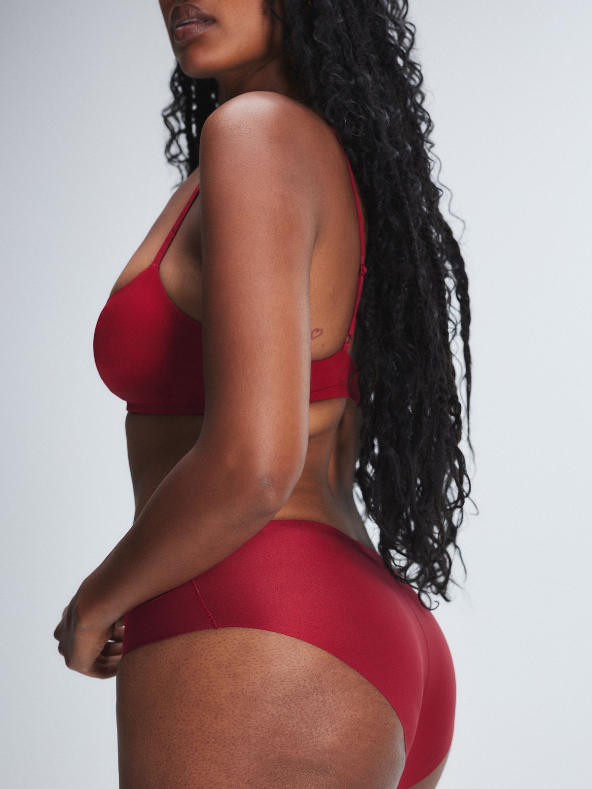 NEW Microfiber Unlined Bralette in Red | SAVAGE X FENTY