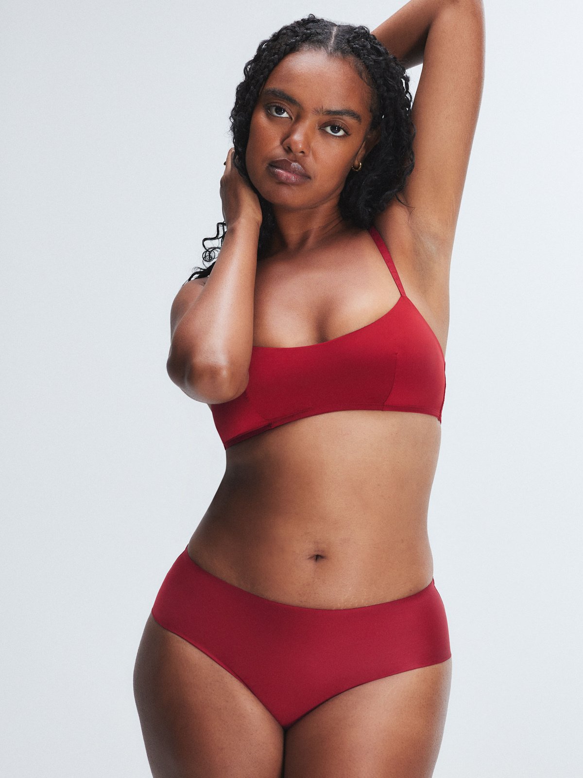 NEW Microfiber Unlined Bralette in Red | SAVAGE X FENTY