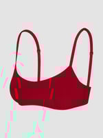 Cotton Essentials Lace-Trim Shortie Panty in Multi & Red | SAVAGE X FENTY