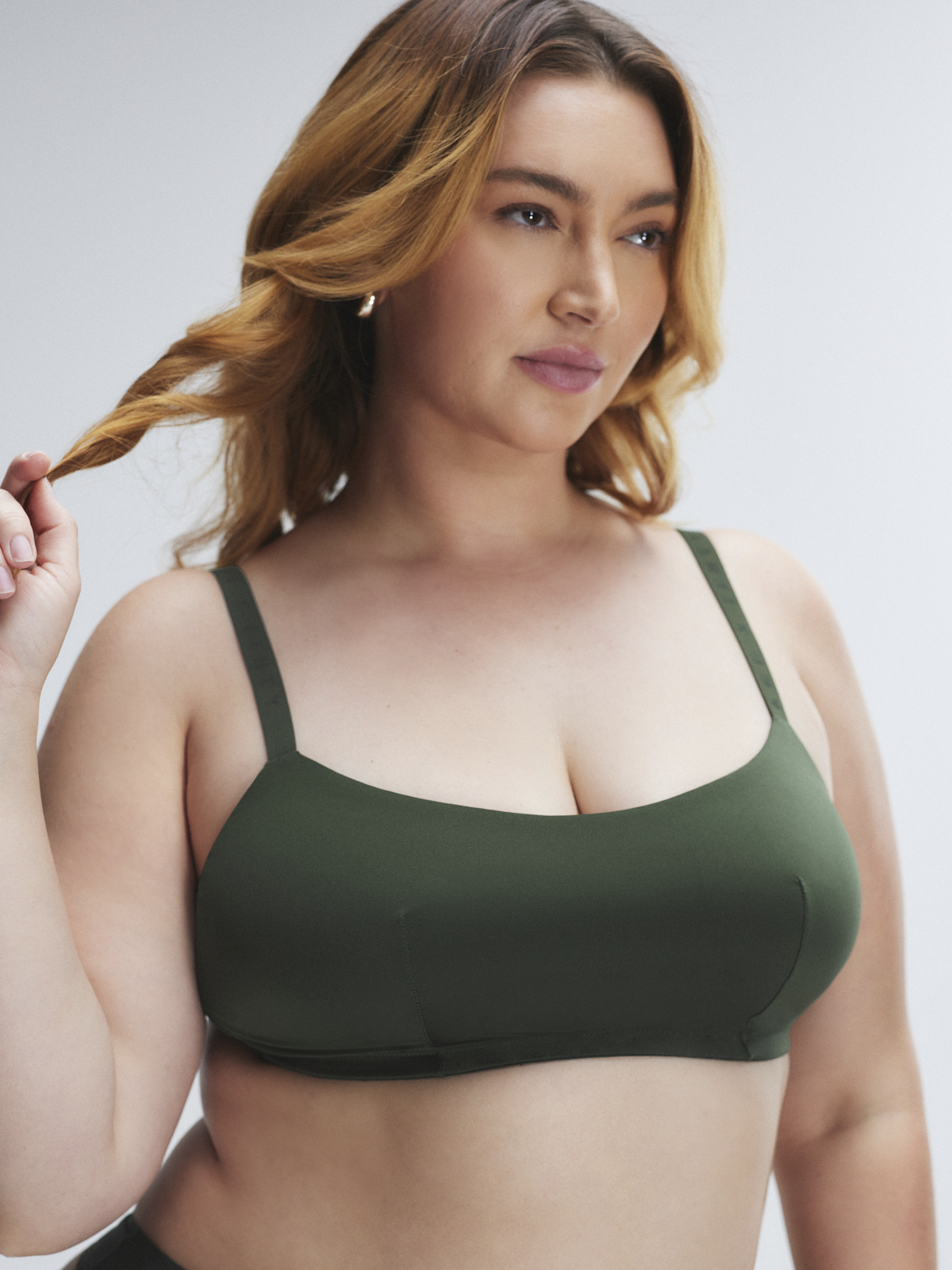 NEW Microfiber Unlined Bralette in Green | SAVAGE X FENTY
