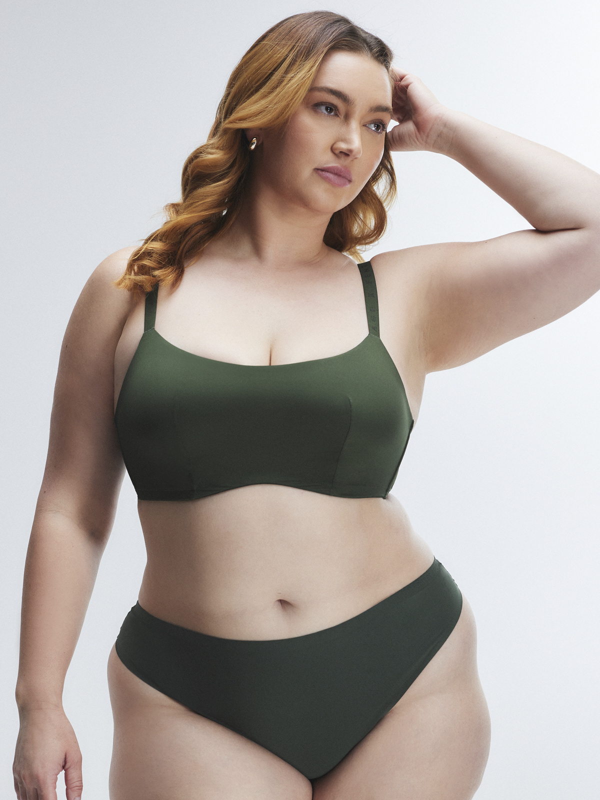 NEW Microfiber Unlined Bralette in Green | SAVAGE X FENTY