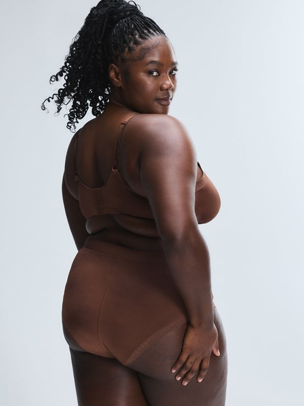 NEW Microfiber Logo-Trim Unlined Bralette