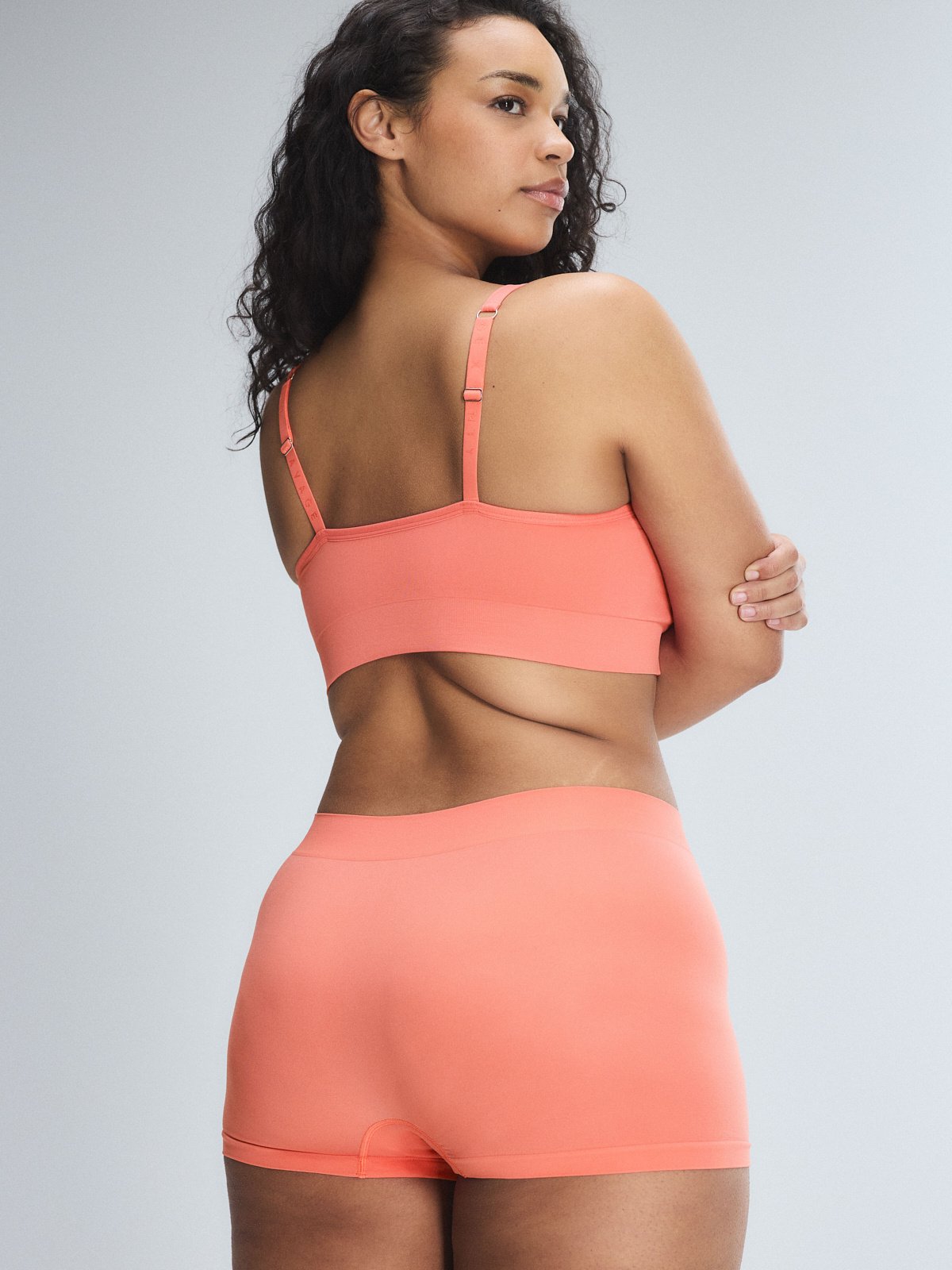 Seamless Scoop-Neck Bralette in Pink | SAVAGE X FENTY