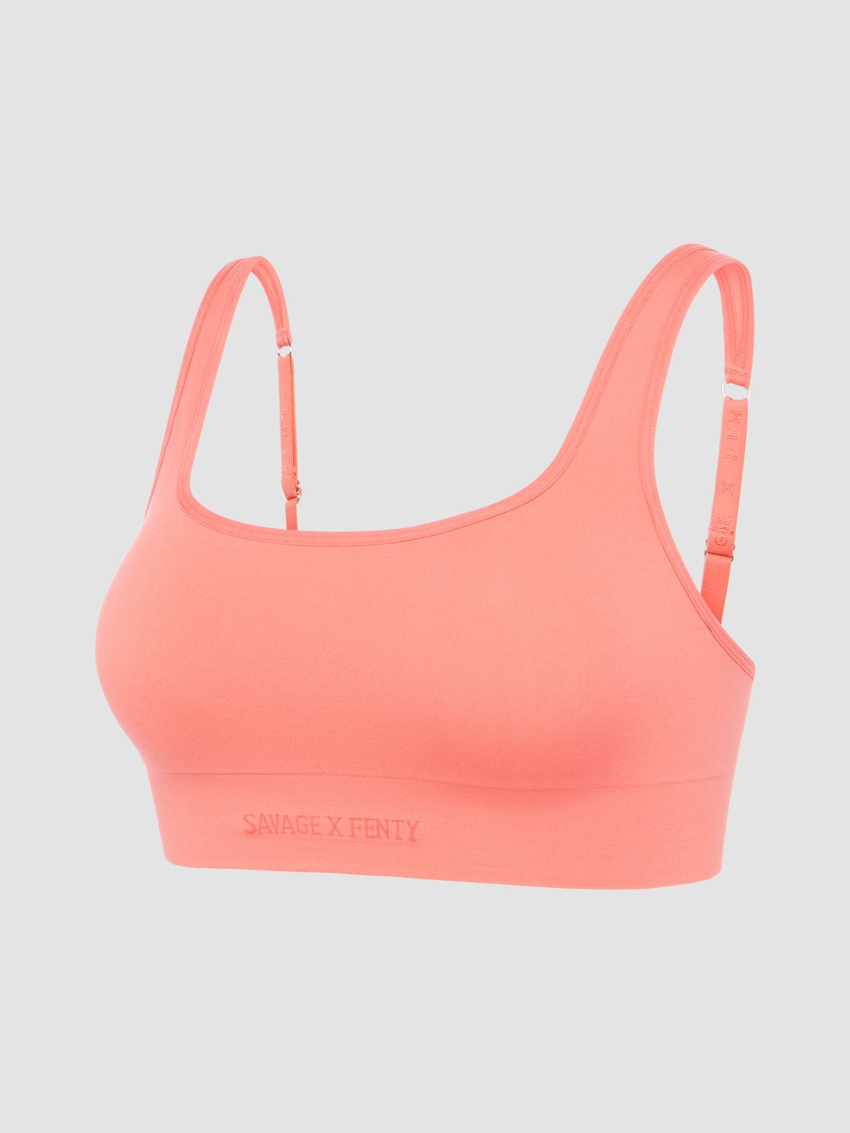 Seamless Scoop-Neck Bralette in Pink | SAVAGE X FENTY