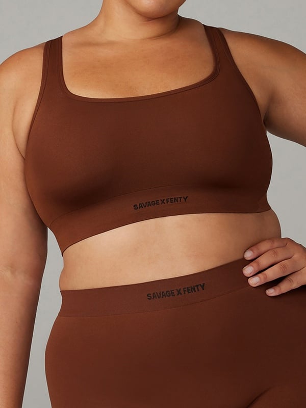 Seamless Scoop-Neck Bralette