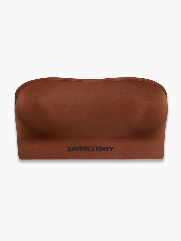 Seamless Bandeau Bralette In Brown Savage X Fenty France