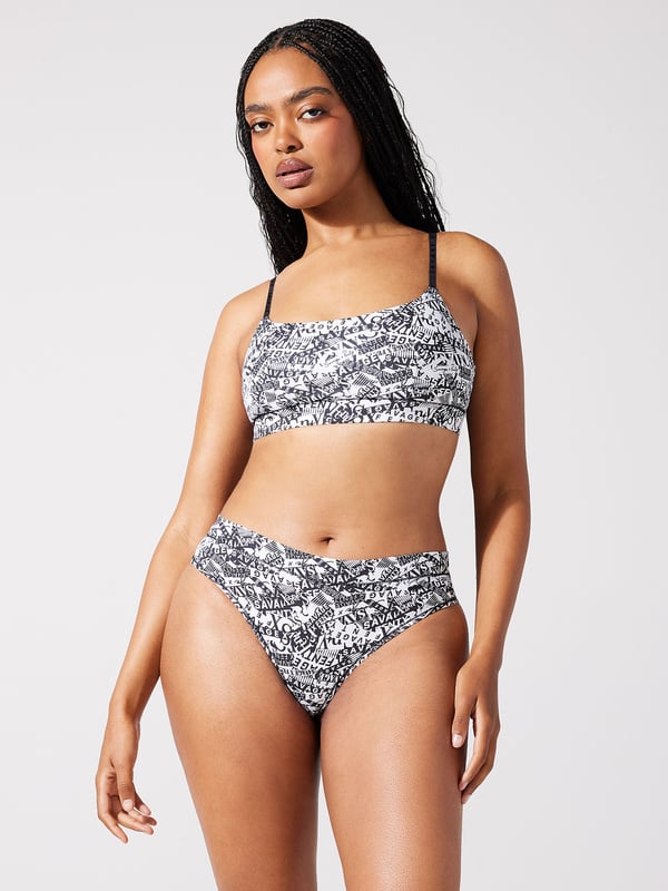 Cotton Essentials Scoop-Neck Bralette