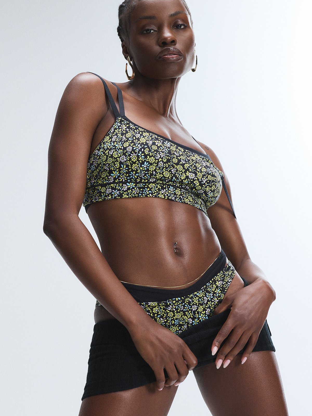 Cotton Essentials Scoop-Neck Bralette in Multi | SAVAGE X FENTY