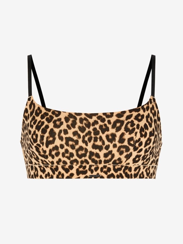 Cotton Essentials Scoop-Neck Bralette