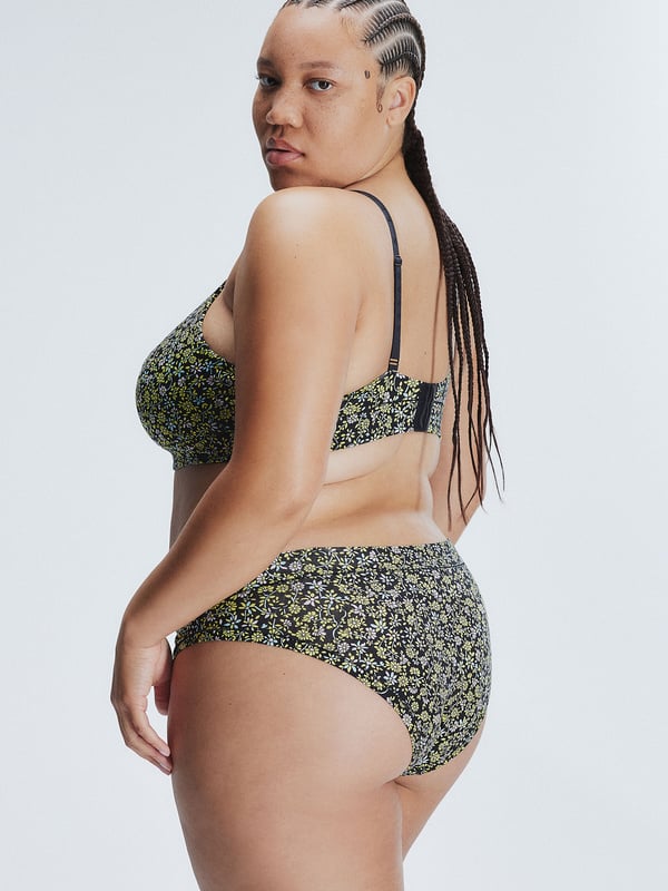 Cotton Essentials Scoop-Neck Bralette