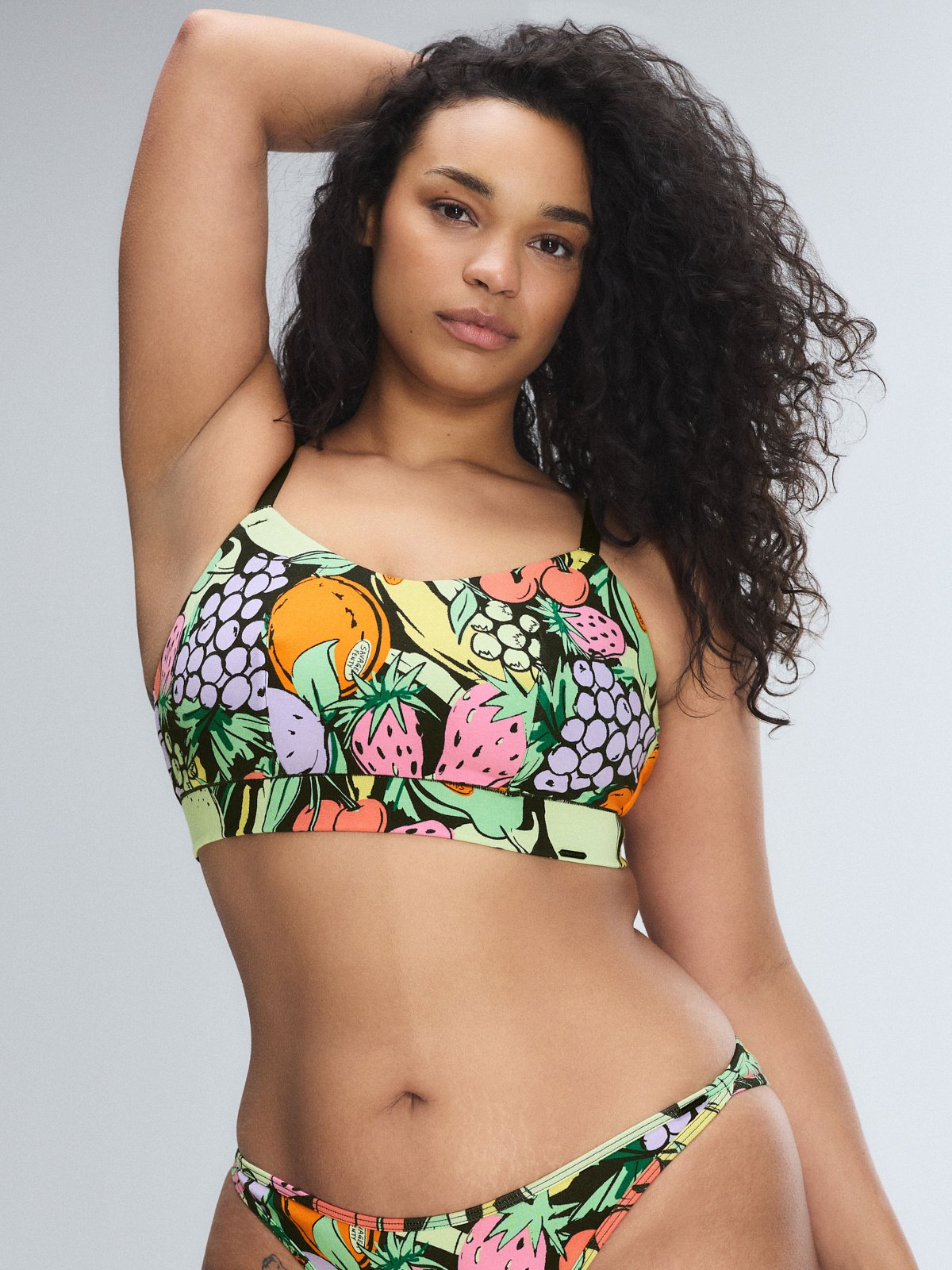 Cotton Essentials Scoop-Neck Bralette