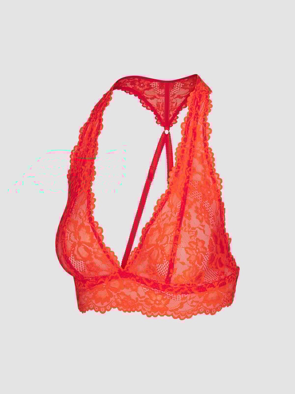 Floral Lace Racerback Bralette
