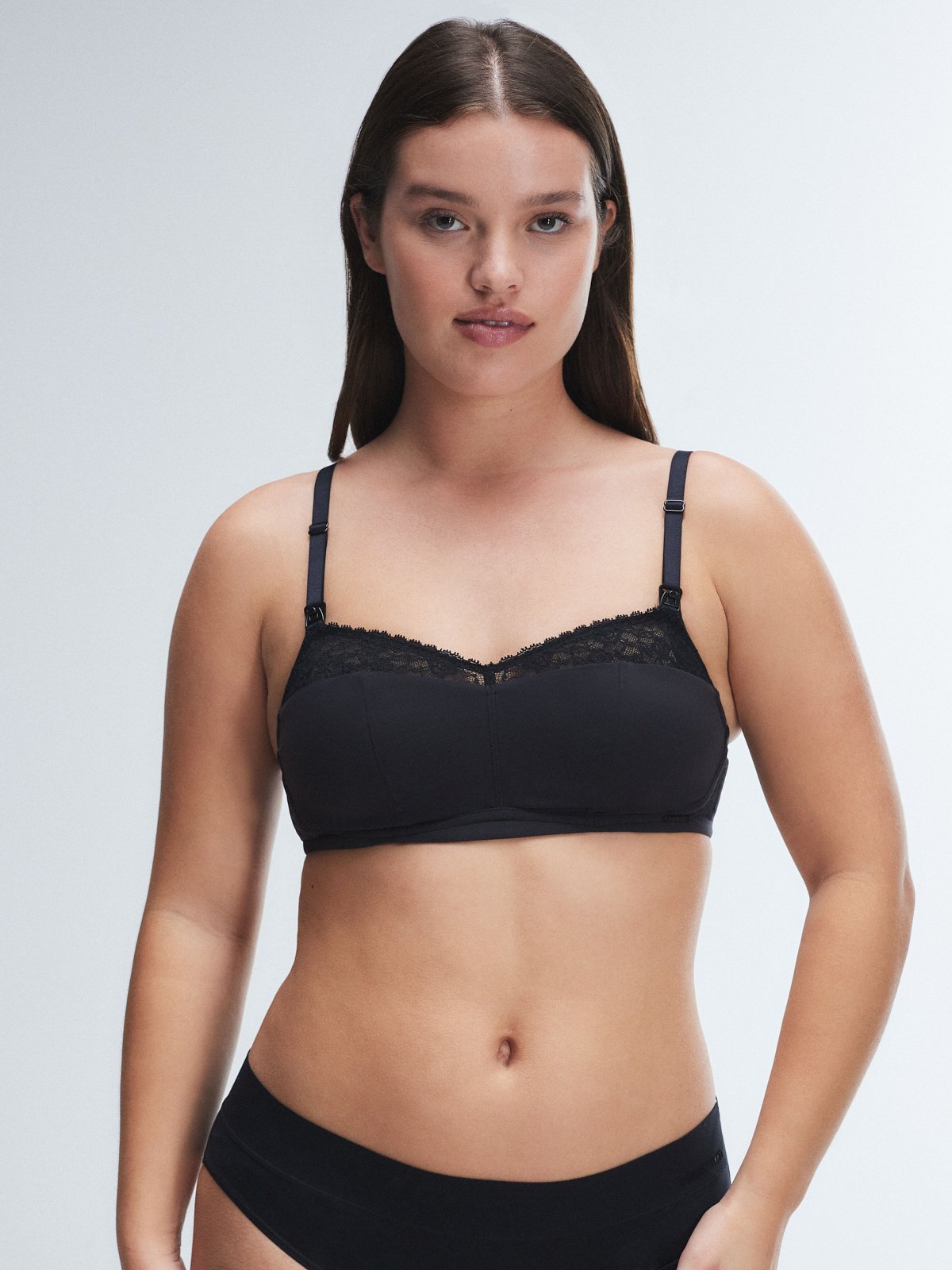 Snug Hug Lace-Trim Maternity Bralette