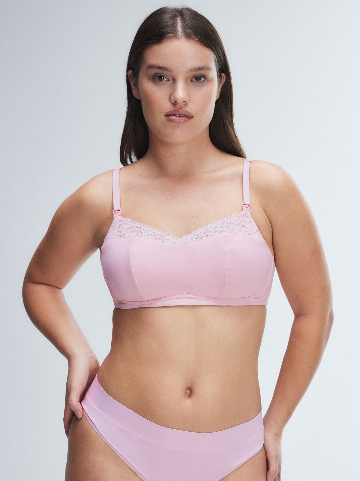 Snug Hug Lace-Trim Maternity Bralette