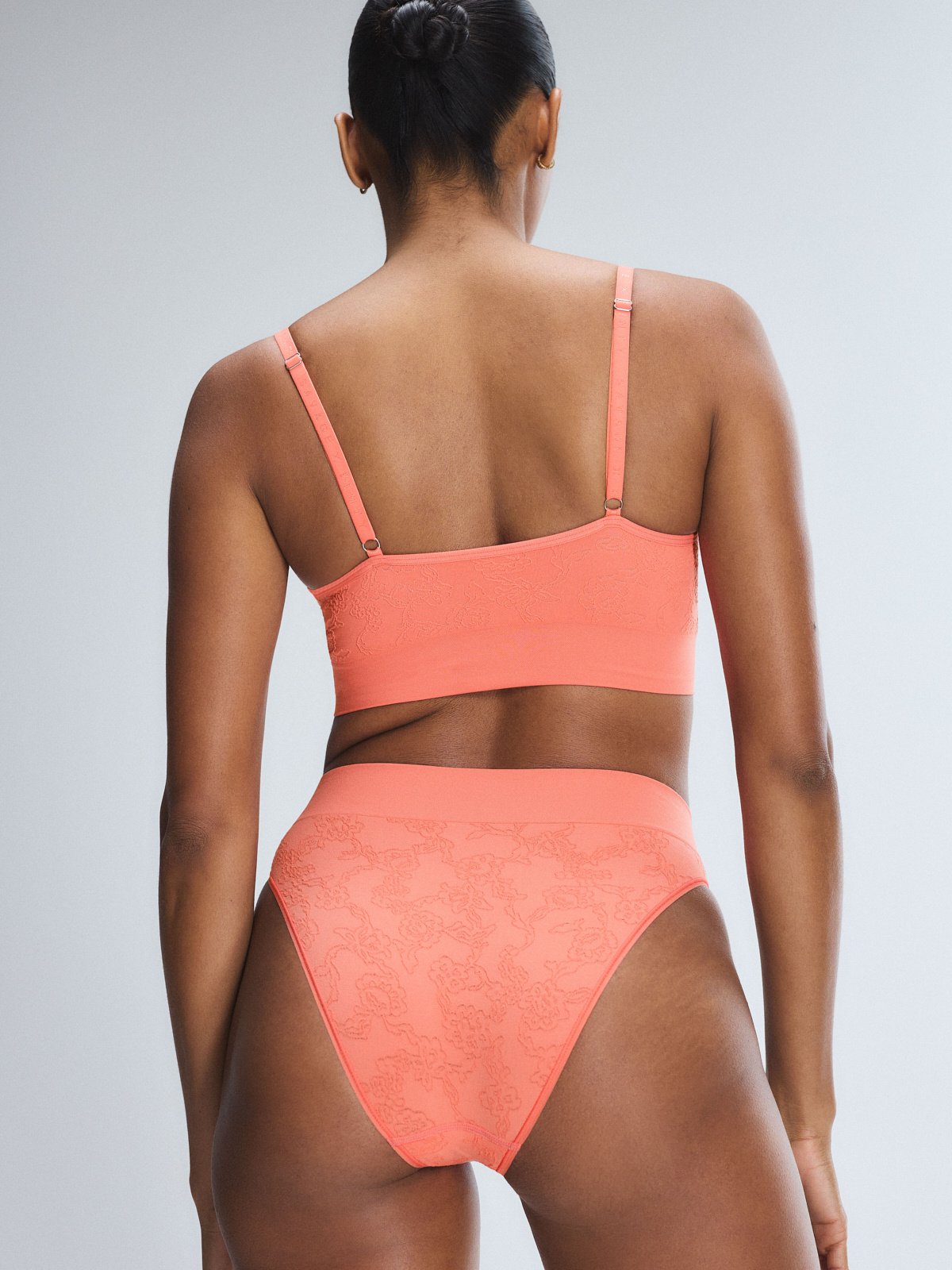 Seamless Floral Padded Bralette in Pink | SAVAGE X FENTY