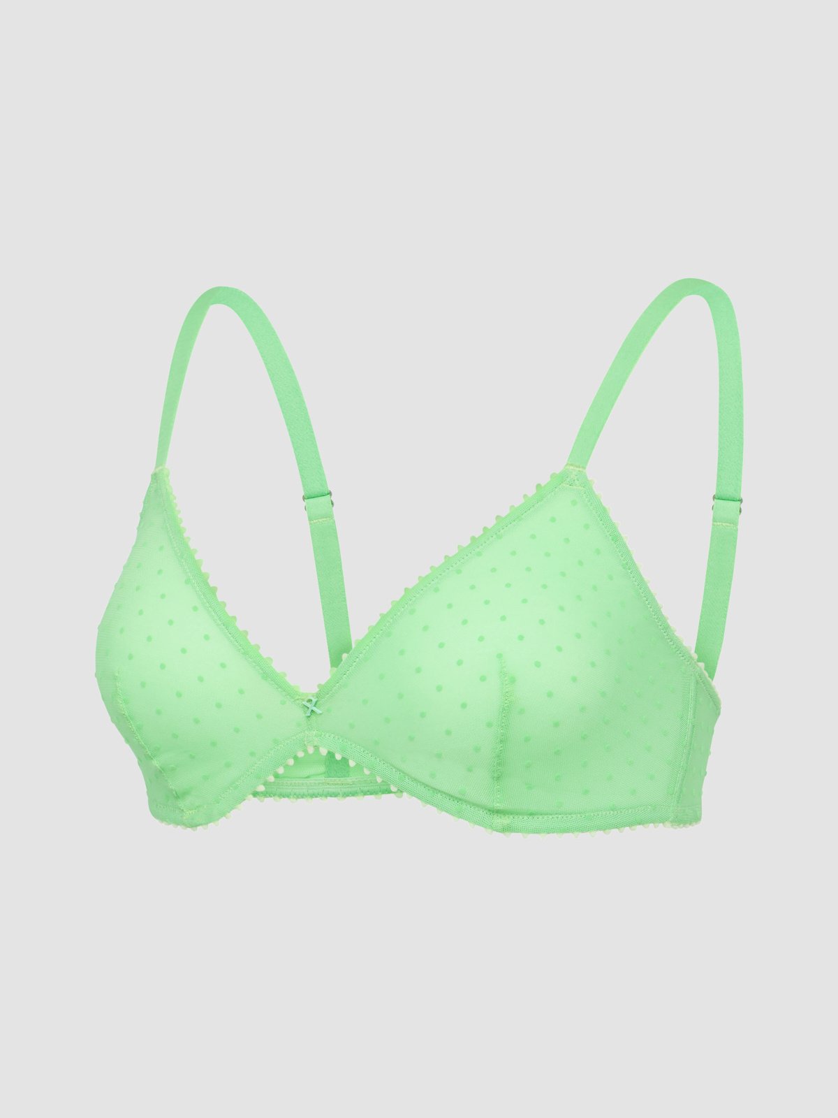 Mesh Around Bralette in Green | SAVAGE X FENTY