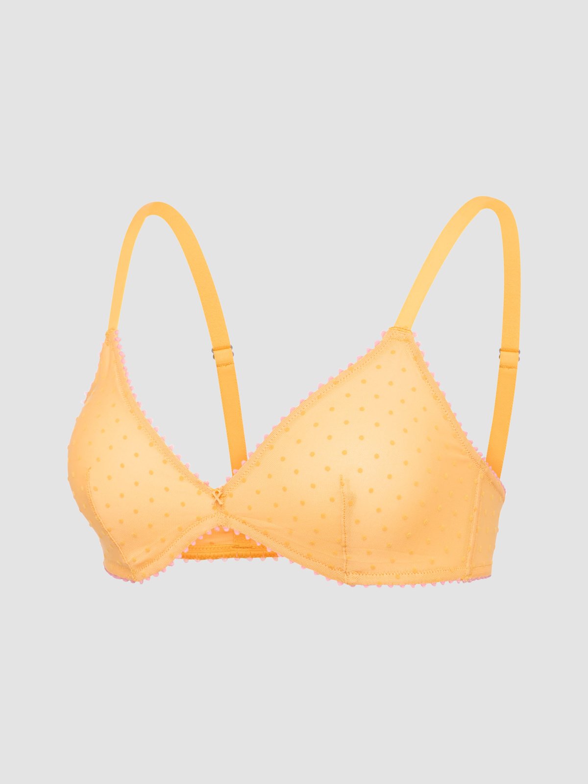 Mesh Around Bralette in Orange | SAVAGE X FENTY