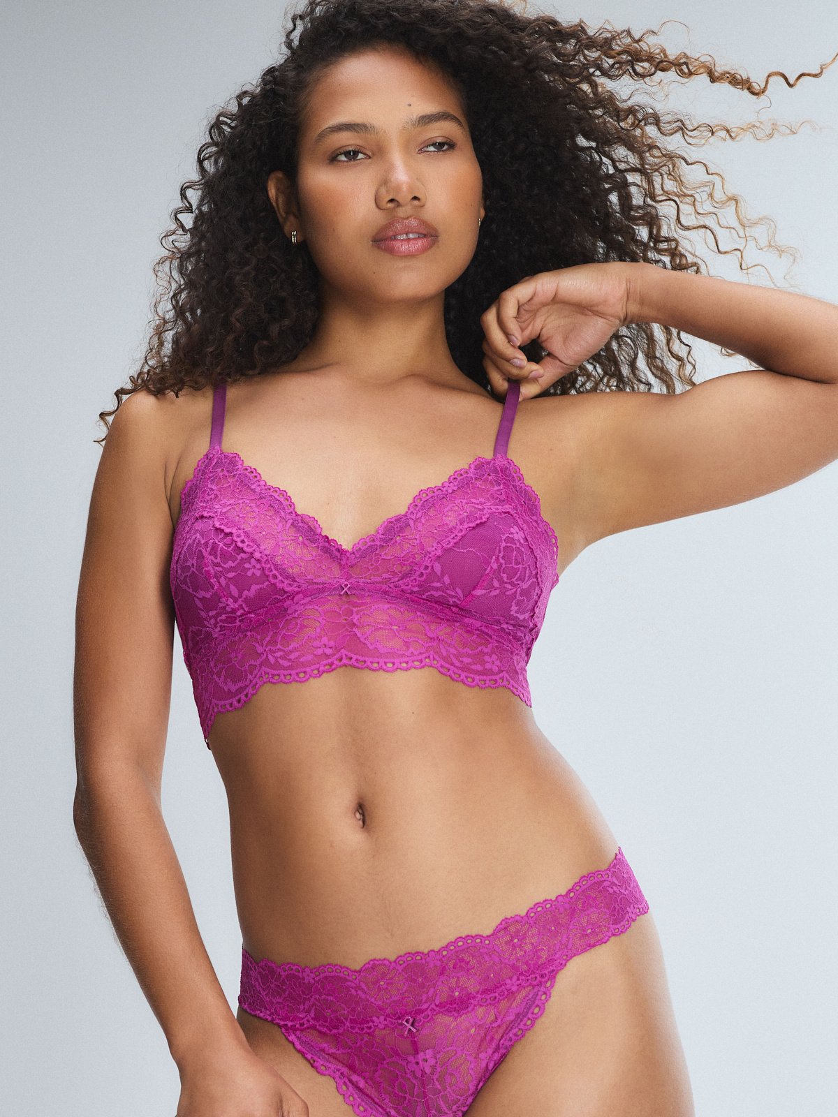 Soft N' Savage Lace Bralette in Purple | SAVAGE X FENTY