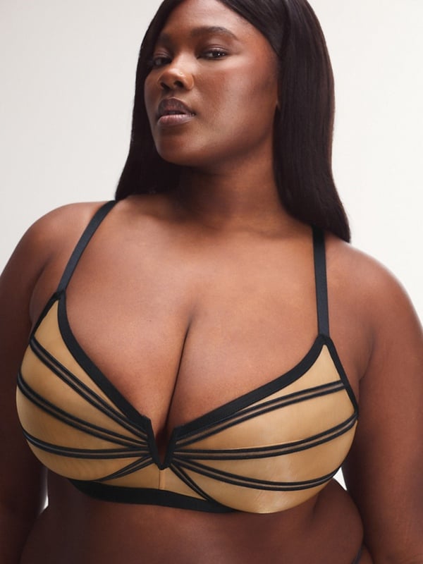 Strappy Hour Striped Bralette
