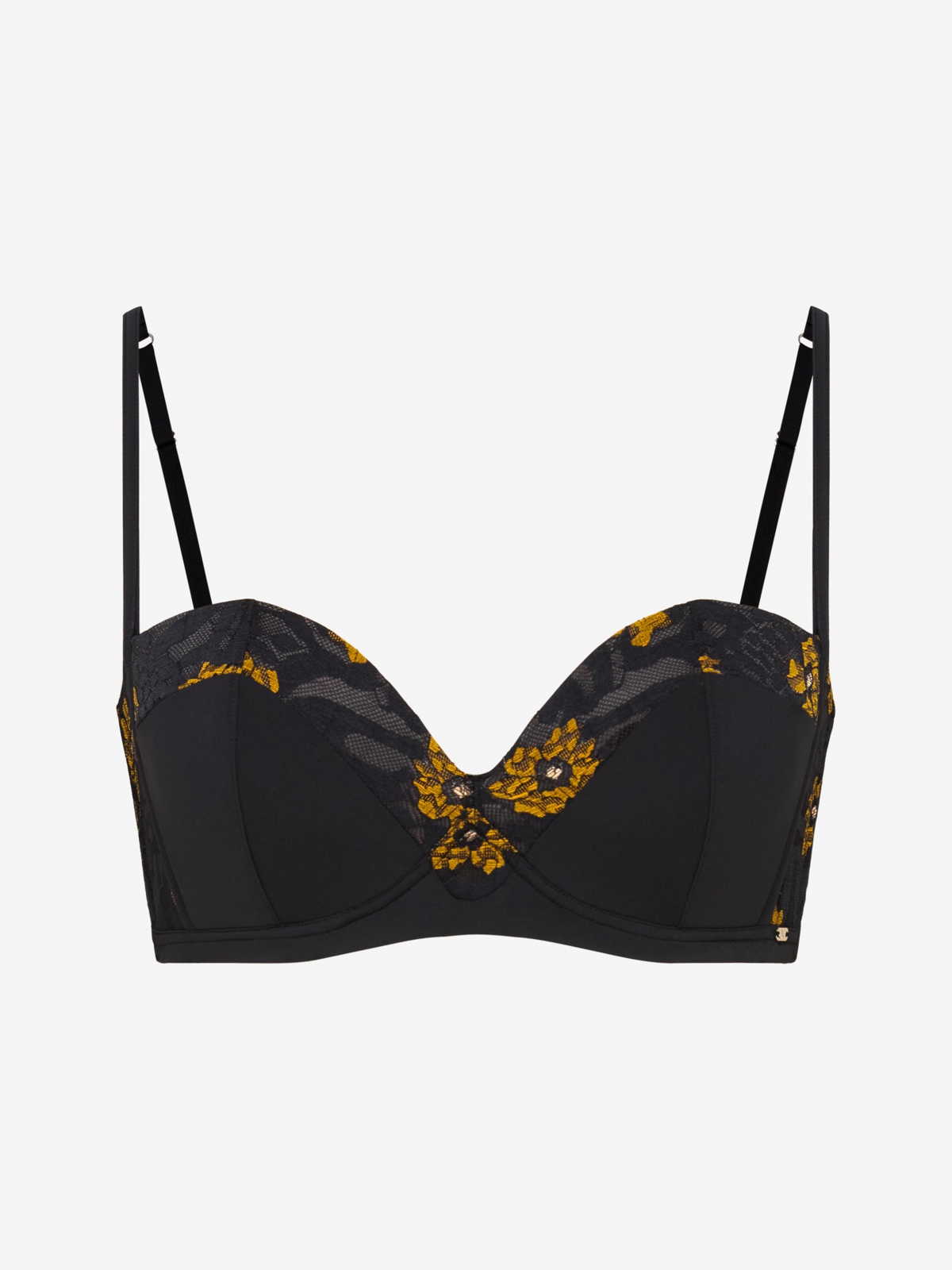 Feline Floral Lace Padded Bralette