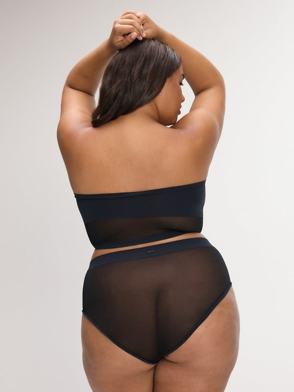 In The Spotlight Sheer Unlined Bandeau Bralette