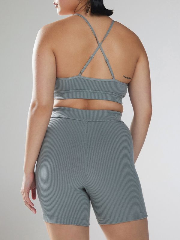 Essential Heavy Rib Logo Bike Short