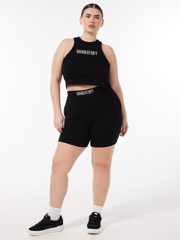 Essential Heavy Rib Logo Bike Short